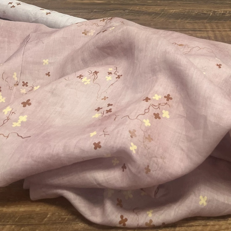 Tessuto in lino ramie stile bo - Vintage Sewing Textile recensione e prezzo